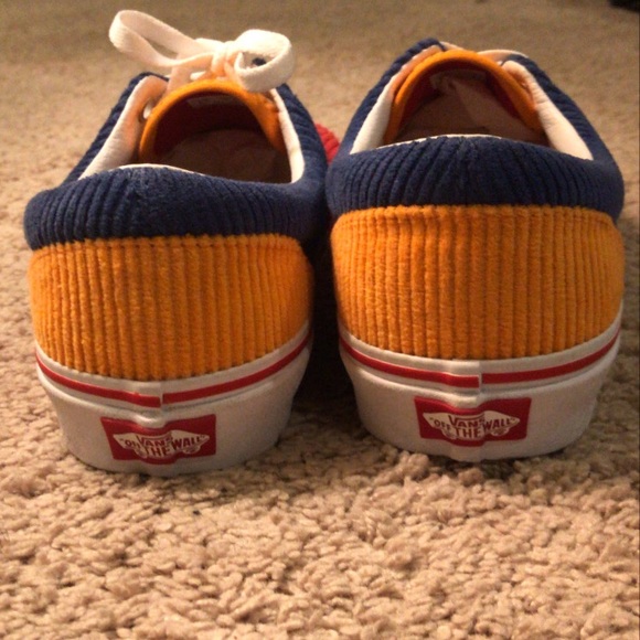 Vans Era Corduroy (Red/Orange/Blue) - Picture 4 of 5